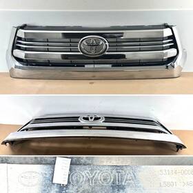 53100-0c280 Toyota 2016 2017 Tundra Sr5 1794 Edition Platinum Chrome Grille Grill Emblem Oem