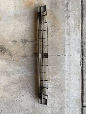 53112-19035 Toyota 85-86 Mr2 Front Lower Radiator Grille - Black Aw11 Mk1a