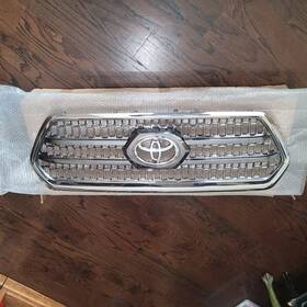 53114-04160 Toyota 2016-2019 Tacoma Black Chrome Grille No. 206 Complete With Frame