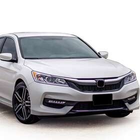 A-02hgl1312asl Transmotor2014 Front Bumper Grill Grille Black&chrome Fit For 16-17 Honda Accord Sedan 4 Door