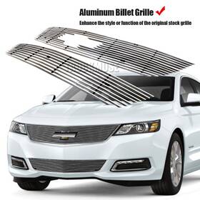 20011245ac Truckmuse Polished Grill For 2014-2020 Chevy Impala Billet Grille Front Upper And Bumper