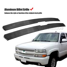 21015701an Truckmuse Billet Grill For 1999-2002 Chevy Silverado 1500/1500hd/250 Upper Grille 2001