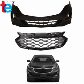 Tr21992 Turitrade Fit For 2018-2019 Chevy Equinox Front Bumper Cover Grille Mesh