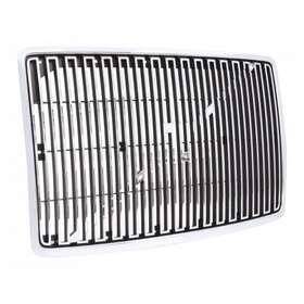 8084221 United Pacific 21099 Chrome Vertical Billet Main Grille For Volvo Vn/vnl 1996-2003