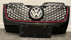 104-50193 Volkswagen 2006 2009 Golf Gti 2.0t Front Radiator Grille W / Emblem Oem