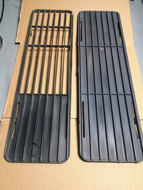175853661 Volkswagen Vw Rabbit Golf Gti Pickup Cabriolet Mk1 Pair Lower Apron Grill Oem