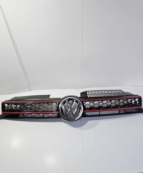 5k0853651ak Volkswagen 5k0853651ak/bg 2010-2014 Vw Golf Gti Front Upper With Emblem Bumper Grille Mesh Oem