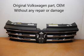 5nn853653b Volkswagen 2017 2018 2019 2020 Tiguan R Line Front Bumper Grille Oem