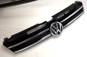 651c Volkswagen 651c/f 2011 2012 2013 2014 Vw Touareg Front Upper Grille Grill Emblem