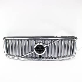 11834c Volvo Oem Front Black/chrome Upper Grille With Camera Fits Xc90 2020-2025