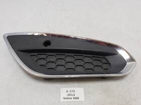 312-941-36 Volvo 2011-2013 Oem S60 Front Right Passenger Bumper Lower Center Grille Black