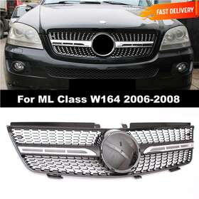 Wpkmotors 749874621798 For Mercedes Benz Ml W164 Ml350 Ml500 Ml320 2005-2008 Grille Front Grill Diamond