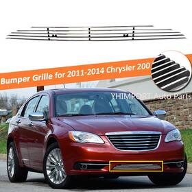 20016873ay Yhimport Billet Bumper Grille Chrome Grill Insert Fits 2011-2014 11 12 13 Chrysler 200