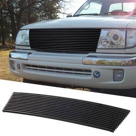 21015463hwn2 Yhimport Fits 1998-2000 Toyota Tacoma Black Main Upper Billet Grille Insert Replace Grill