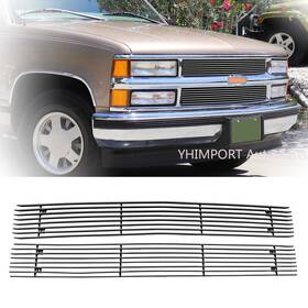 21015735a Yhimport Fits 94-99 Chevy C/k Pickup/suburban/tahoe/blazer Polished Billet Grille Grill