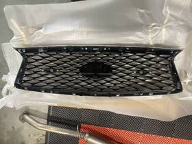 623106hh0a Ylt Auto Front Bumper Gloss Black Upper Grille Grill For 2018 2019-2022 2023 Infiniti Q50