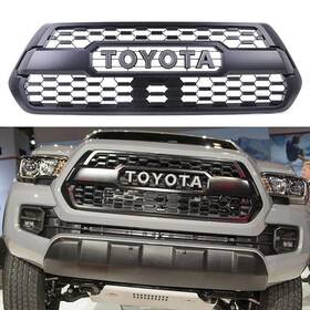 16-22taco Yunchengshiyanhuqumengz Front Grille For Tacoma Grill 2016-2023 Trd Pro Matte Black With Letters