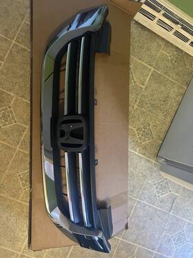 Ml945404le Zero Town For Honda Accord 2013-2015 Chrome Front Upper Bumper Radiator Grille #ho1200214