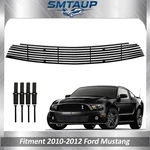 Billet Grille 2010 2011 2012 Ford Mustang Front Bumper Black Insert V6. Fixed Price $59.99.