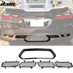 For 23-25 Chevy Corvette C8 Z06 ZR1 Oe Iron Rear Bumper Pipe Bezel + Mesh Grille. Fixed Price $215.99.