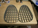 Studebaker 1950 Commander Side Grill Set Nos 292232-3 Land Cruiser. Fixed Price $149.99.