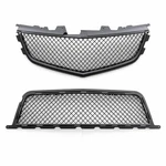 For 2008-14 Cadillac Cts-v Ctsv Front Upper/lower Main Grille Combo Matte Black. Fixed Price $128.00.