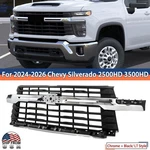 Chrome Black Front Bumper Grille For 2024-2026 Chevy Silverado 2500HD 3500HD Lt. Fixed Price $499.99.