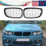 Gloss Black Front Kidney Grill For 07-13 Bmw 1-SERIES E81 E82 E87 E88 128I 135I. Fixed Price $34.59.