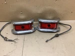 1946 1947 1948 Lincoln Continental Zephyr Tail Light Set W/ Glass Lenses Nice Oe. Fixed Price $299.99.