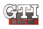 Front Grille Badge, Gti 16V Chrome & Red Vw Jetta Golf 191853679M Good Quality. Fixed Price $39.77.