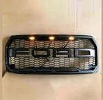 Ford F150 2015 2016 2017 Raptor Style Front Upper Grille W/led+letter. Fixed Price $129.88.