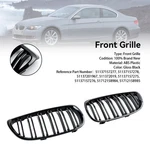 Front Kidney Grille Gloss Black For Bmw E92 E93 2DR 328I 335I 2006-2010. Fixed Price $45.73.