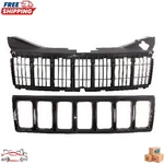 New Grille Assembly Matte-black Plastic For 2008-2010 Jeep Grand Cherokee. Fixed Price $107.12.