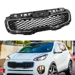 Front Bumper Upper Grille W/ Chrome Trim For 2017 2018 2019 Kia Sportage. Fixed Price $89.00.