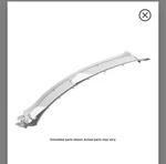 Gm Air Inlet Grille (cowl Panel). Fixed Price $120.00.