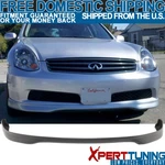 Fits 03-07 Infiniti G35 Tr Style Unpainted Black Front Bumper Lip Spoiler Pu. Fixed Price $84.99.