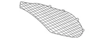 Genuine Mercedes-benz Outer Grille 167-885-57-02. Fixed Price $111.20.