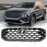Fit 2021 2022 2023 Hyundai Santa Fe Front Upper Grille Chrome 86350S2500. Fixed Price $98.99.