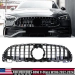 For Mercedes Benz Class W206 2022-26 C200 C300 C43 Glossy Black Front Grille. Fixed Price $89.00.