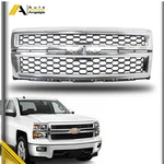 For Chevrolet Silverado 1500 2014-2015 Front Bumper Honeycomb Grille 22757223. Fixed Price $121.25.