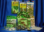 Army/marine Camoflage Party Set # 15 - Cake Topper Plates Dog Tags Jeep. Fixed Price $19.99.