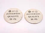 2 Chrysler Jefferson Assembly Plant Uaw Pin Quality Job #1 Mopar Dodge Plymouth. Fixed Price $14.99.