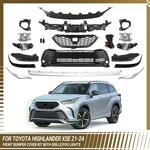 For 21-24 Toyota Highlander Xse Front Bumper Grille Set W/fog Light+lower Trim. Fixed Price $395.00.