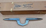 1959 New Yorker Chrysler Saratoga Nos Mopar Hood Emblem Ornament Bezel. Fixed Price $495.00.