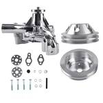 Long Water Pump Groove Crankshaft Pulley Kit High Volume For Chevy 350 400 327. Fixed Price $141.50.