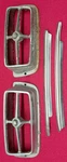 1969-72 Ford Shelby Mustang Turn Signal Light Bezels C9WB-13237 & C9WB-13236 +2. Fixed Price $37.95.