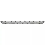 Bumper Grille Fits Mercedes-benz ML320 ML350 ML430 For 1998-2005 Front Black. Fixed Price $49.60.