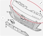 2023-2024-2025 Genuine Nissan Murano Platinum 4D Upper Molding Oem. Fixed Price $119.98.