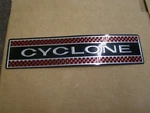 Nos Oem Ford 1969 Mercury Cyclone Grille Emblem Foil Insert Ornament. Fixed Price $79.00.