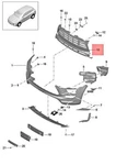 Genuine Porsche Macan Grille Center Matt Black 95B807683AGOK1. Fixed Price $1479.03.